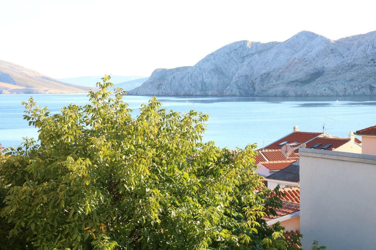 Studio Neven With Sea View Baška Eksteriør billede
